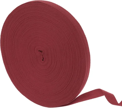 Vista 82 de uxcell Cinta de sarga de algodón de 50 yardas, cinta de espiga de 3/8 pulgadas para coser ropa, manualidades (azul)