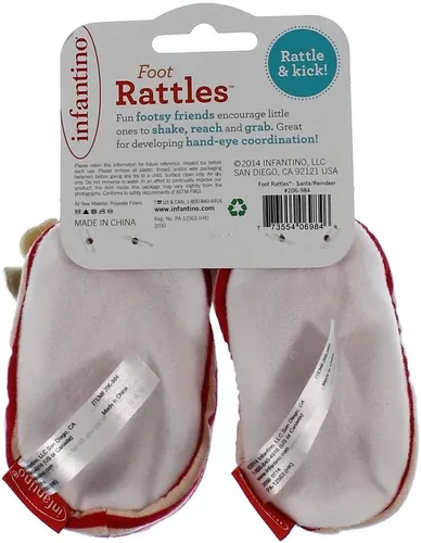 Vista 2 de Sonajeros de pie para bebé niño - talla única 3 meses-6 meses