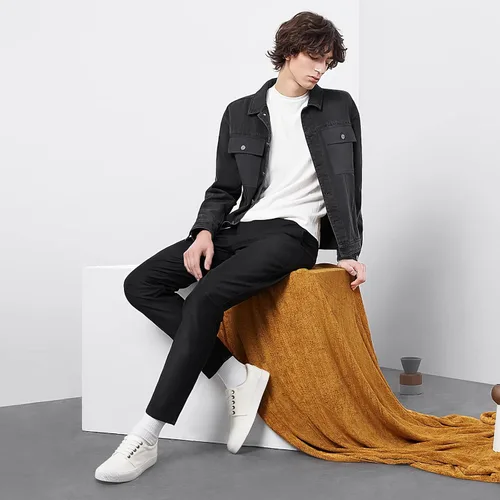 Vista 4 de yageyan Zapatos de lona para hombre Zapatillas bajas Zapatillas blancas de moda para hombre Zapatos casuales