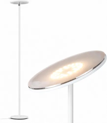 Vista 15 de Brightech - Sky 30 Flux Edition - Lámpara de pie LED Torchiere - LED superbrillante de 30 vatios - Ajuste de la temperatura de color a 3 niveles
