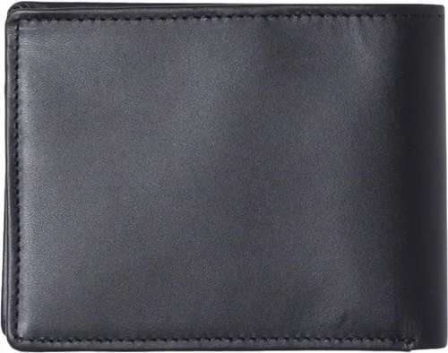 Vista 2 de RVCA Cartera plegable de cedro, Negro, talla única , Cartera plegable de cedro