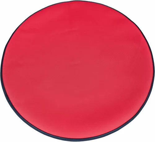 Vista 5 de Northlight Alfombrilla mediana prémium para árbol de Navidad, 22 pulgadas, color rojo y negro
