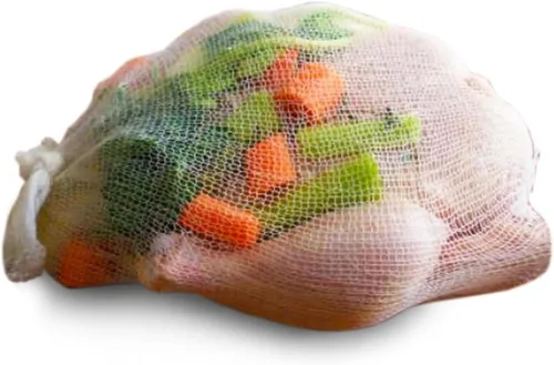 Vista 10 de Regency Wraps Calcetines de sopa, paquete de 3 unidades de 24 pulgadas, bolsas de malla 100% algodón; para caldos transparentes, deliciosas sopas
