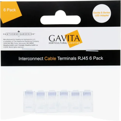 Vista 2 de Gavita Cable de interconexión adaptador LED serie E, 10 pies, RJ45 a RJ45