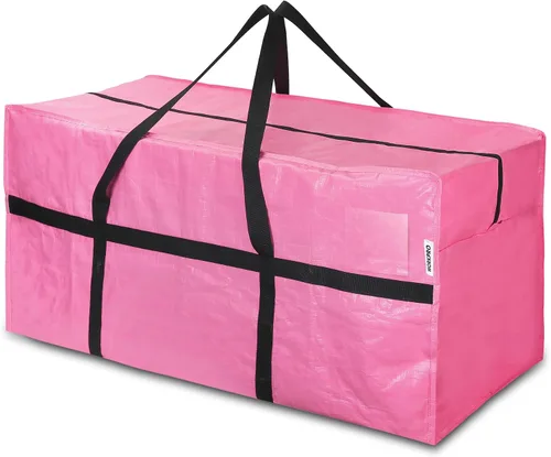 Vista 8 de WORKPRO 1 Pack Bolsa de Transporte Extra Grande de 66 Galones con Cremalleras, Asas de Transporte, Resistente, Impermeable, Maletas