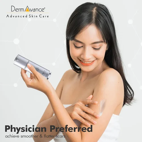 Vista 4 de DermAvance Pure Cicatriz Care "Gel de silicona de grado médico" para marcas quirúrgicas y faciales - Crema de silicona para un manejo eficaz