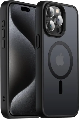 Vista 18 de Funda magnética fuerte para iPhone 12 Pro Max [Protección de grado militar de 10 pies] Compatible con MagSafe, funda protectora a prueba de golpes