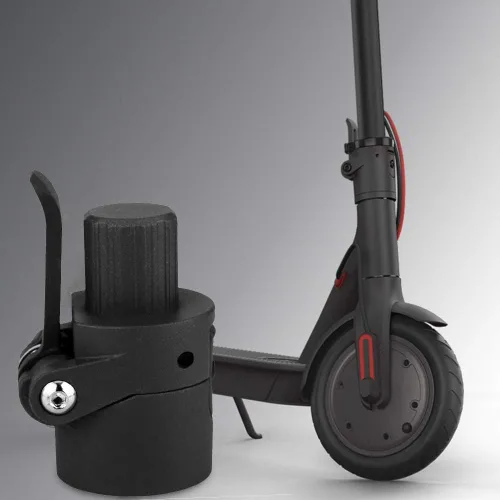 Vista 3 de Conector de mango plegable, base de poste plegable, reemplazo de base de poste de scooter eléctrico, para scooter eléctrico Xiaomi M365 (negro)