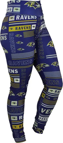 Vista 131 de Zubaz NFL Mallas para mujer de longitud completa de cintura alta básica 1.0