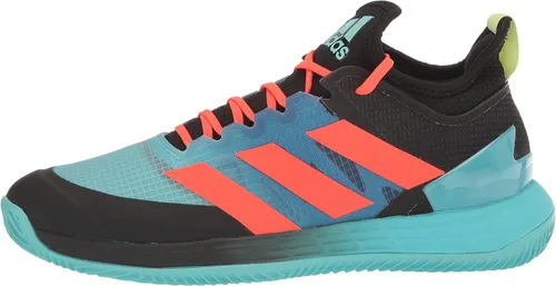 Vista 8 de adidas Tenis Adizero Ubersonic 4 Clay para hombre, Pulse Aqua-core Negro