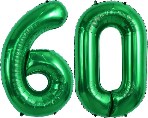 Vista 115 de Globos de números grandes, negros, de 40 pulgadas