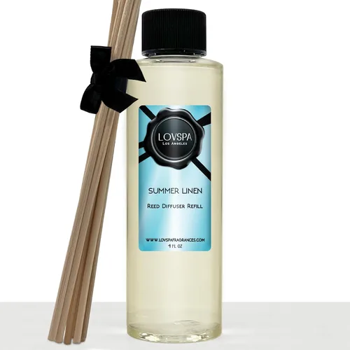 Vista 31 de Amber Romance - Recambio de aceite difusor de varillas con varillas de junco, ámbar cálido, sándalo y notas florales, aceites esenciales de lirio