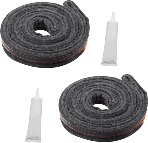 Vista 8 de Actualización 280114 W10521118 697694 Secadora Tambor Kit de Sello de Fieltro Reemplazo W10116343 W10166807 Sello Compatible con Whirlpool Maytag