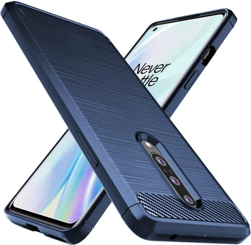Vista 9 de Osophter Funda para Oneplus 8 [no compatible con Oneplus 8T], 1+8 funda protectora de goma TPU flexible de absorción de golpes para One Plus 8