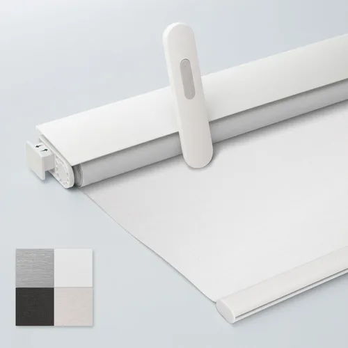 Vista 14 de Persianas motorizadas sin taladro, persianas automáticas para ventanas, persianas enrollables eléctricas con control remoto, persianas inteligentes