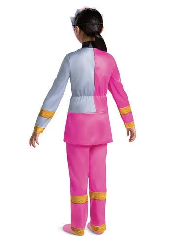 Vista 8 de Disfraz de Power Rangers Dino Fury Ranger Rosa para Niños Multicolor