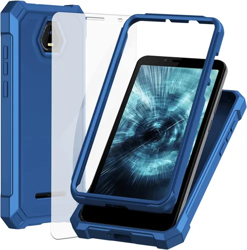Vista 9 de Ailiber Funda para Schok Volt SV55, esquinas de protección de aire, protector de pantalla, color negro