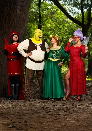 Vista 2 de Disfraz de Hada Madrina de Shrek para Mujer Multicolor
