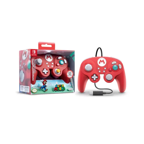 Vista 6 de Wired Fight Pad Pro - Official Nintendo Switch Controller - Classic Gamecube Style Retro Controller - Perfect for Super Smash Bros & Mario Party