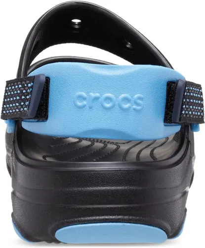 Vista 6 de Crocs Sandalias clásicas todo terreno unisex para adultos, negro (Black/Oxygen), 14 Mujeres/12 Hombres