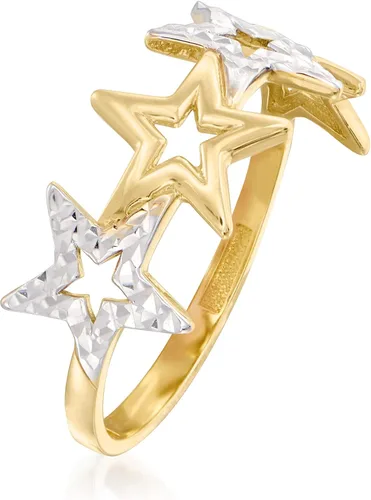 Vista 3 de RS Pure by Ross-Simons 14kt 2-Tone Gold Star Ring