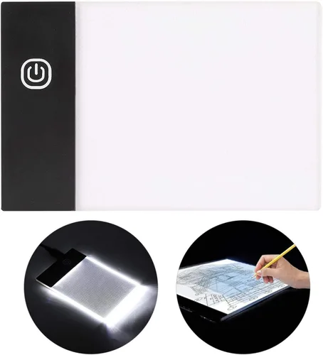 Vista 3 de Almohadillas de luz para libro abatible, función de protección ocular, kit de libro abatible para caligrafía de papel de caligrafía y pintura