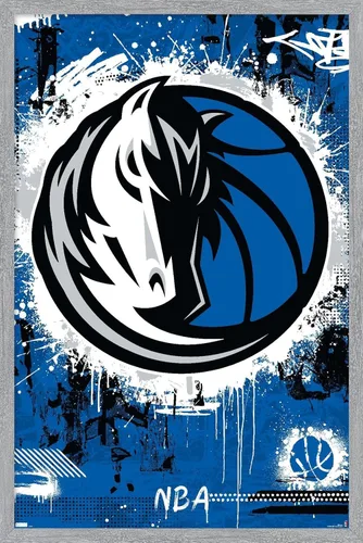 Vista 12 de Trends International NBA Dallas Mavericks - Póster de pared con logotipo Maximalist 23