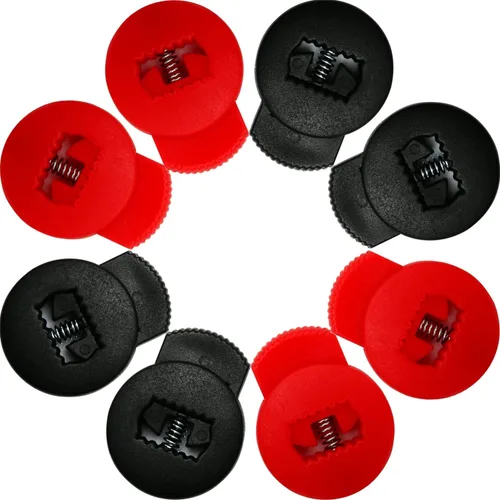 Vista 23 de AliBall Glove Locks - Juego de 8 cerraduras de encaje para guantes, nunca más necesitarás nudos, se adapta a todos los guantes de béisbol y sóftbol