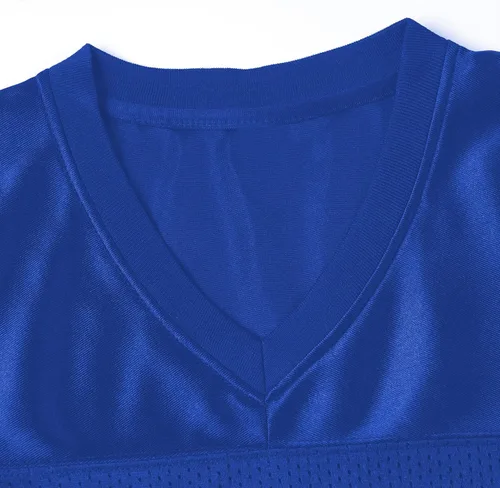 Vista 5 de Camiseta de fútbol sólida para hombre, camiseta de fútbol para hombre y mujer personalizada