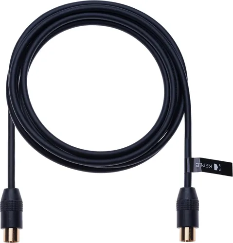 Vista 3 de Keple Cable coaxial RF Cable TV Cable aéreo Cable 6.6 ft Enchufe coaxial macho a hembra Extensión de enchufe de antena para Freeview, Xfinity, AT&T