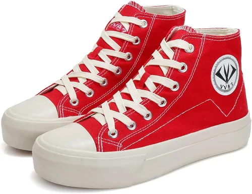 Vista 3 de VV87 Tenis de lona unisex de alta calidad, clásicos, cómodos, elegantes, ligeros, casuales para caminar