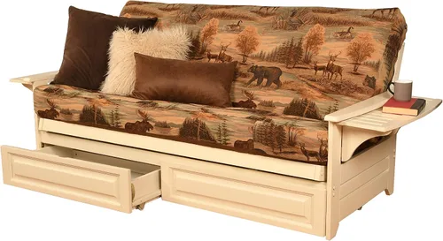 Vista 3 de Kodiak Furniture Juego de futón, blanco