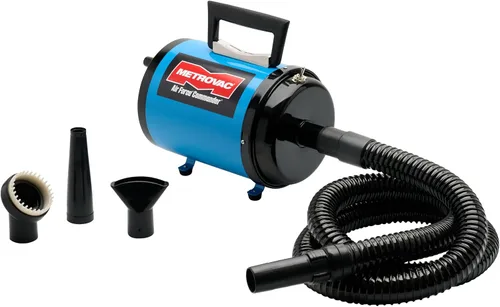 Vista 5 de METROVAC AFTD-3V Air Force Commander Secador de aseo de mascotas de velocidad variable Rosa Soplador de pelo de perro de alta velocidad 4.0 HP USA