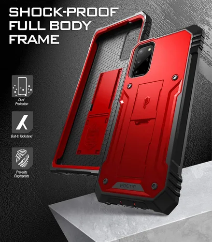 Vista 5 de Poetic Revolution Series - Funda para Samsung Galaxy S20 Plus/Galaxy S20+, cuerpo completo, resistente, de doble capa, a prueba de golpes