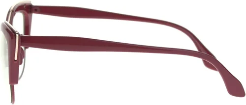 Vista 3 de SA106 Gafas de ojo de gato con aspecto cuadrado de punto alto para mujer