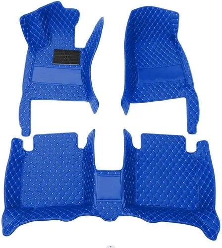 Vista 32 de Tapetes de automóvil personalizados para el 99% de modelos de vehículos, cuero, tapicería completa, color beige, rojo, rosa, azul, púrpura