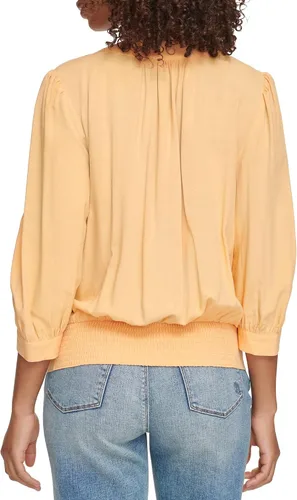 Vista 4 de Karl Lagerfeld Paris Women's Tie-Front Blouse