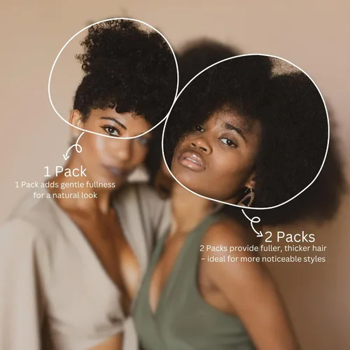 Vista 7 de SIYUSI Extensiones de clip de ondas de agua, grosor lujoso, color negro natural, 4.23 onzas, 7 piezas (16 pulgadas), clip de cabello Remy brasileño