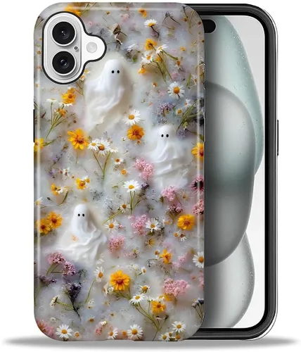 Vista 40 de ZHEGAILIAN Funda para iPhone 11, carcasa dura a prueba de golpes + silicona suave 2 en 1 híbrida, parachoques a prueba de caídas - Vidrio manchado
