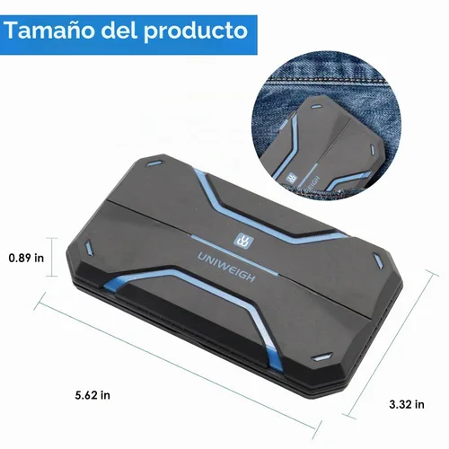 Vista 6 de UNIWEIGH Báscula de miligramo, escala de precisión de 1.76 oz/0.00004 oz