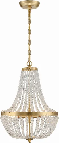 Vista 12 de Crystorama Rylee - Lámpara de araña negra mate de 3 luces Negro