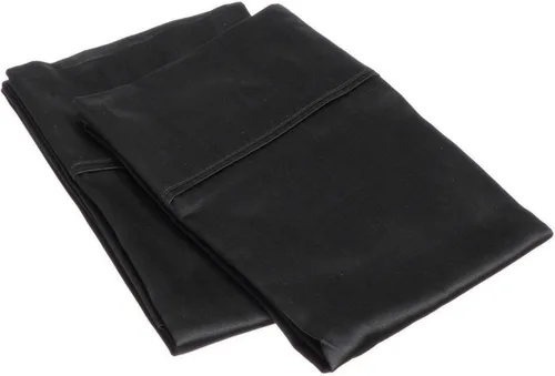 Vista 7 de Superior Juego de funda de almohada de algodón egipcio de 700 hilos, moderno satén sólido, naturalmente transpirable y refrescante, funda