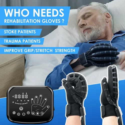 Vista 2 de Guantes de robot de rehabilitación: guantes de calefacción robóticos para equipos de terapia de accidentes cerebrovasculares para adultos