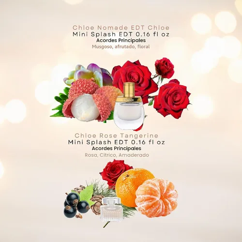 Vista 4 de Set de regalo mini de fragancia Chloe para mujer – colección Splash de 4 piezas