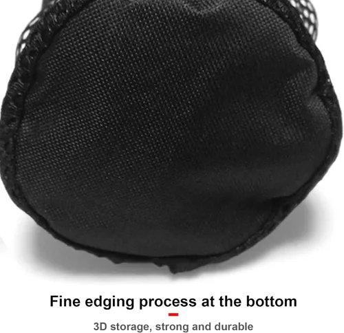 Vista 2 de Bolsa de almacenamiento de bolas, bolsa de pelota de golf de malla resistente al desgaste portátil duradera, para exteriores