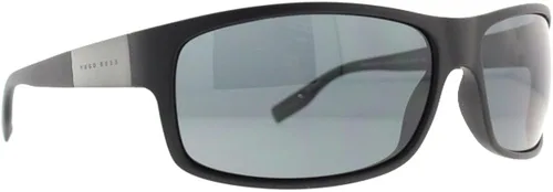 Vista 3 de Hugo Boss 0541PS 0AMD AH Negro mate, Lente polarizada negro mate gris Ah