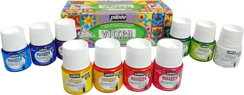 Vista 44 de Pebeo Vitrea 160 - Botella de diluyente para pintura de vidrio (45 ml)