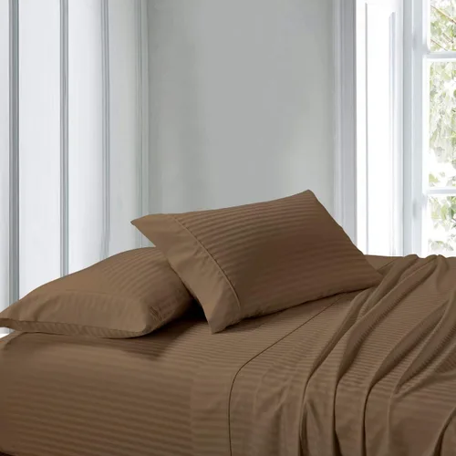 Vista 10 de Sábanas de tamaño Split King con 2 sábanas bajeras individuales XL, color negro, sábanas 100% algodón, bolsillo profundo, satén de algodón fresco