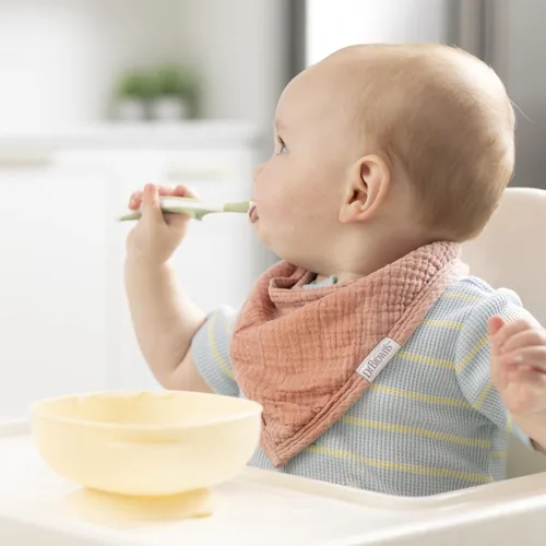 Vista 5 de Dr. Brown's cucharas para niños pequeños con punta suave, paquete de 6, multicolor