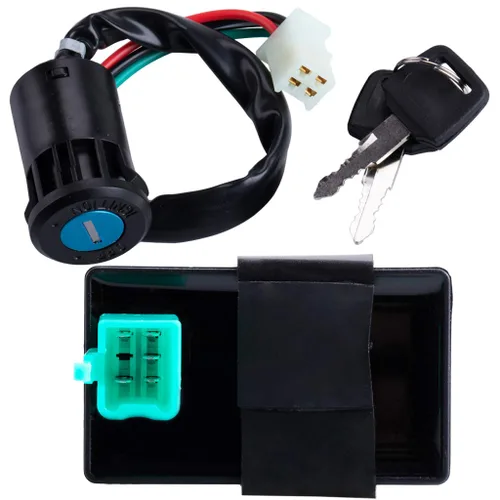 Vista 4 de Kit de arnés de cableado, interruptor de encendido, bobina de encendido, caja CDI, bujía para kit de reconstrucción para arranque de patada